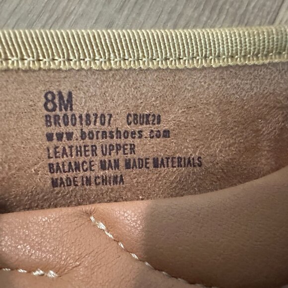 Borne Yellow Suede Ballet Flats Size 8 - Picture 4 of 4